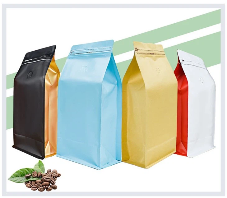 Sacos de papel Kraft laminado com zíper